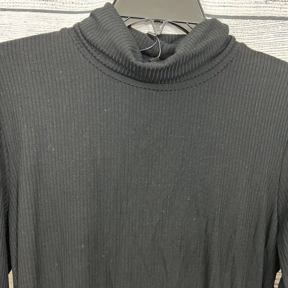 NWT Joe's Jeans Harriette Ribbed Knit Knot Back Turtleneck Size L - Picture 2 of 4